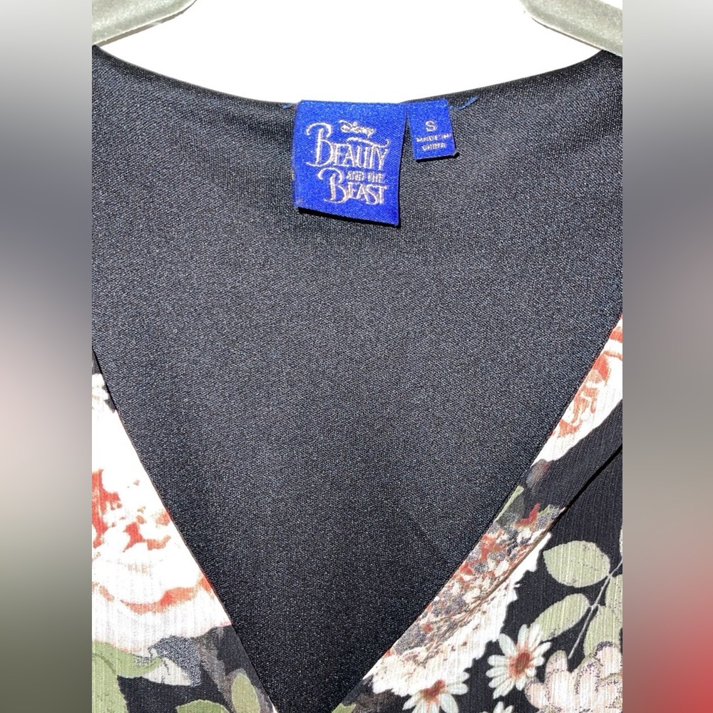 Disneys Beauty and the Beast collection long floral beautiful dress size small - Picture 2 of 4